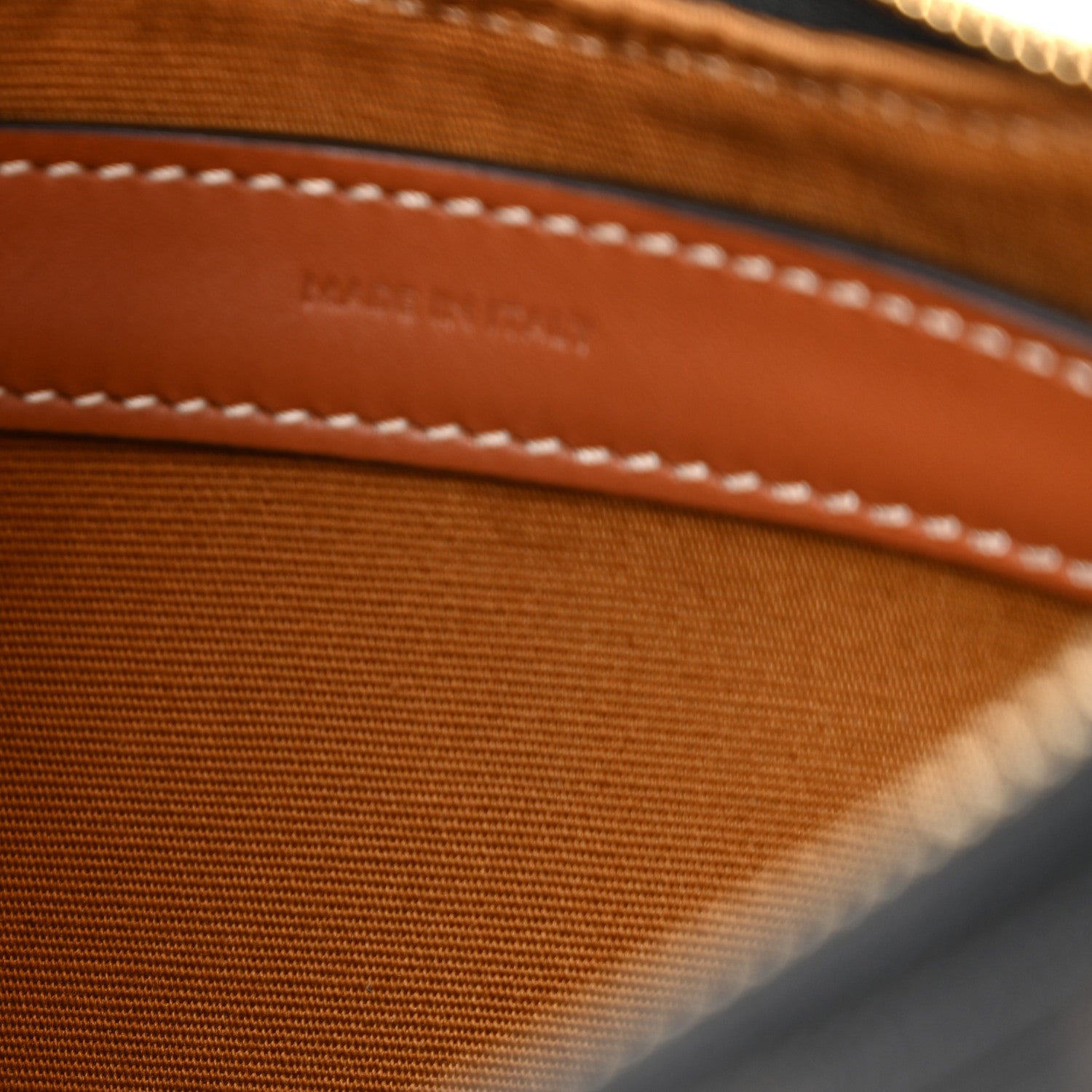 Celine Triomphe Canvas Calfskin Ava Shoulder Bag Tan 12 of 14