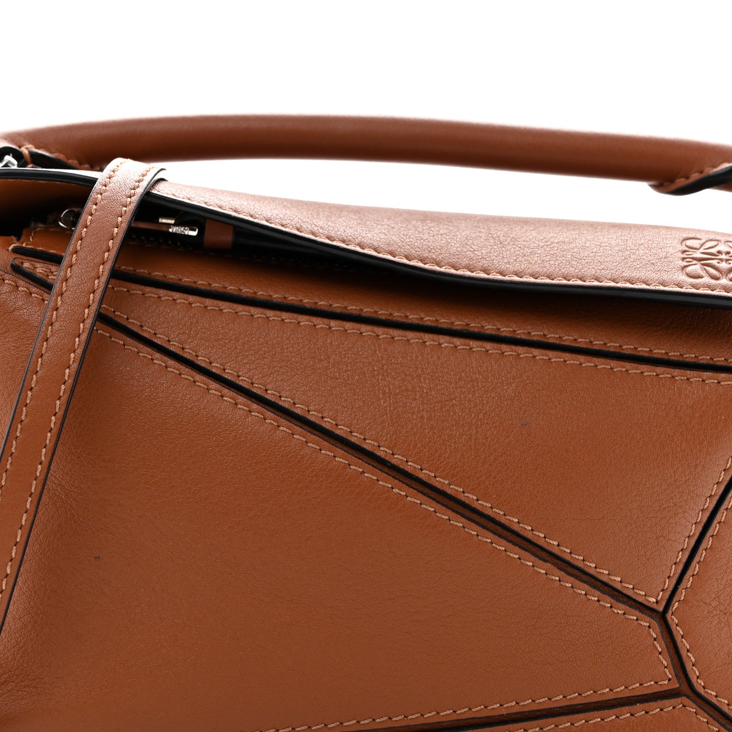 Calfskin Mini Puzzle Bag Tan