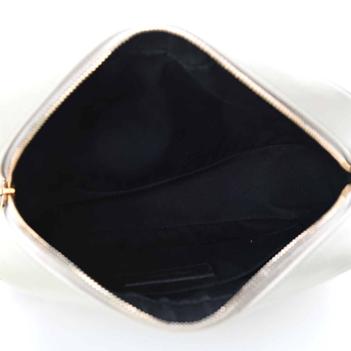 Calfskin Matelasse Monogram Lou Camera Bag Crema Soft