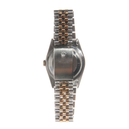 Rolex Stainless Steel 18K Yellow Gold Diamond 36mm Oyster Perpetual Datejust Watch Champagne 16233 3 of 5