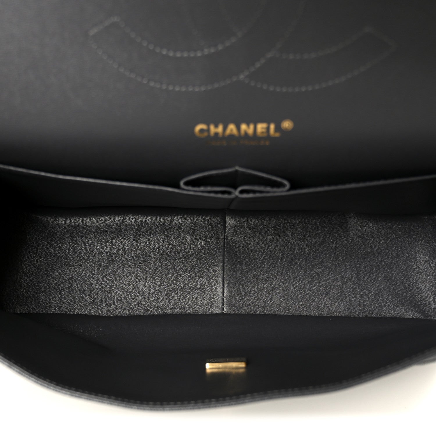 Chanel Caviar Quilted Jumbo Double Flap Dark Grey 5 of 11