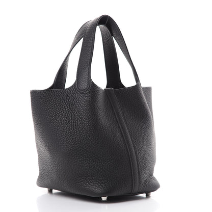 Hermes Taurillon Clemence Picotin Lock 18 PM Black 2 of 10