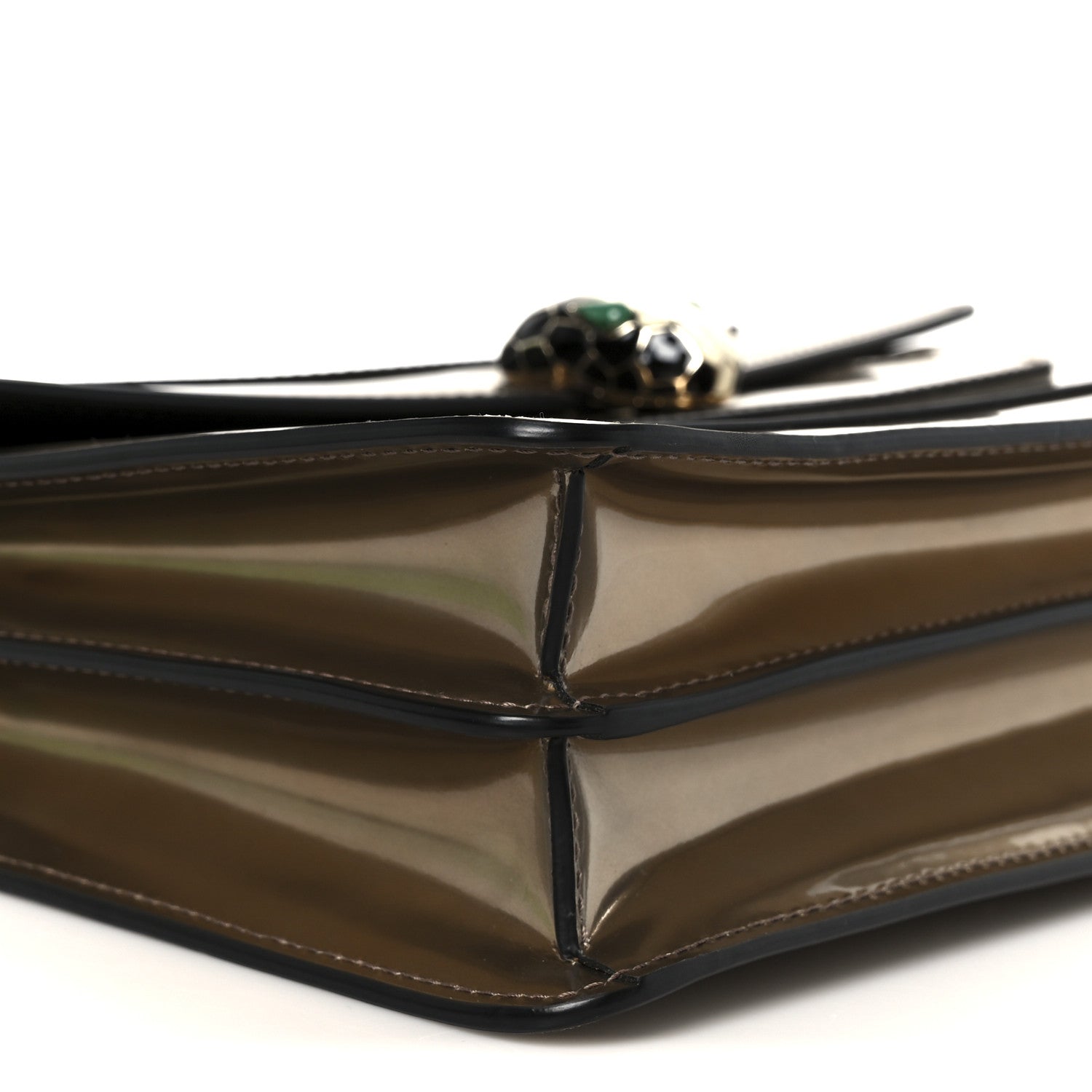 Bulgari Metallic Calfskin Serpenti Forever Crossbody Bag Bronze 9 of 10