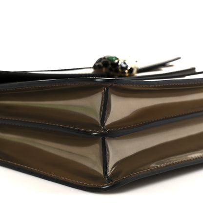 Bulgari Metallic Calfskin Serpenti Forever Crossbody Bag Bronze 9 of 10