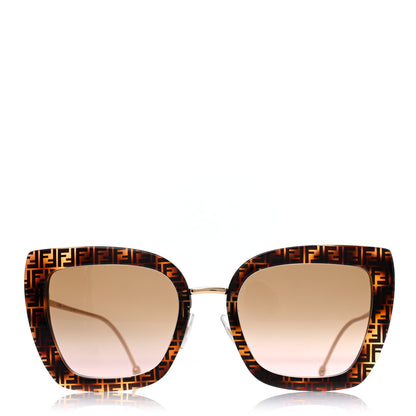Fendi Acetate Metal F is Fendi FF Square Cat Eye Sunglasses FF 0424/F/S Havana 2 of 6