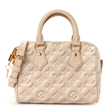 Louis Vuitton Empreinte Monogram Summer Stardust Speedy Bandouliere 20 Beige Clair 1 of 9