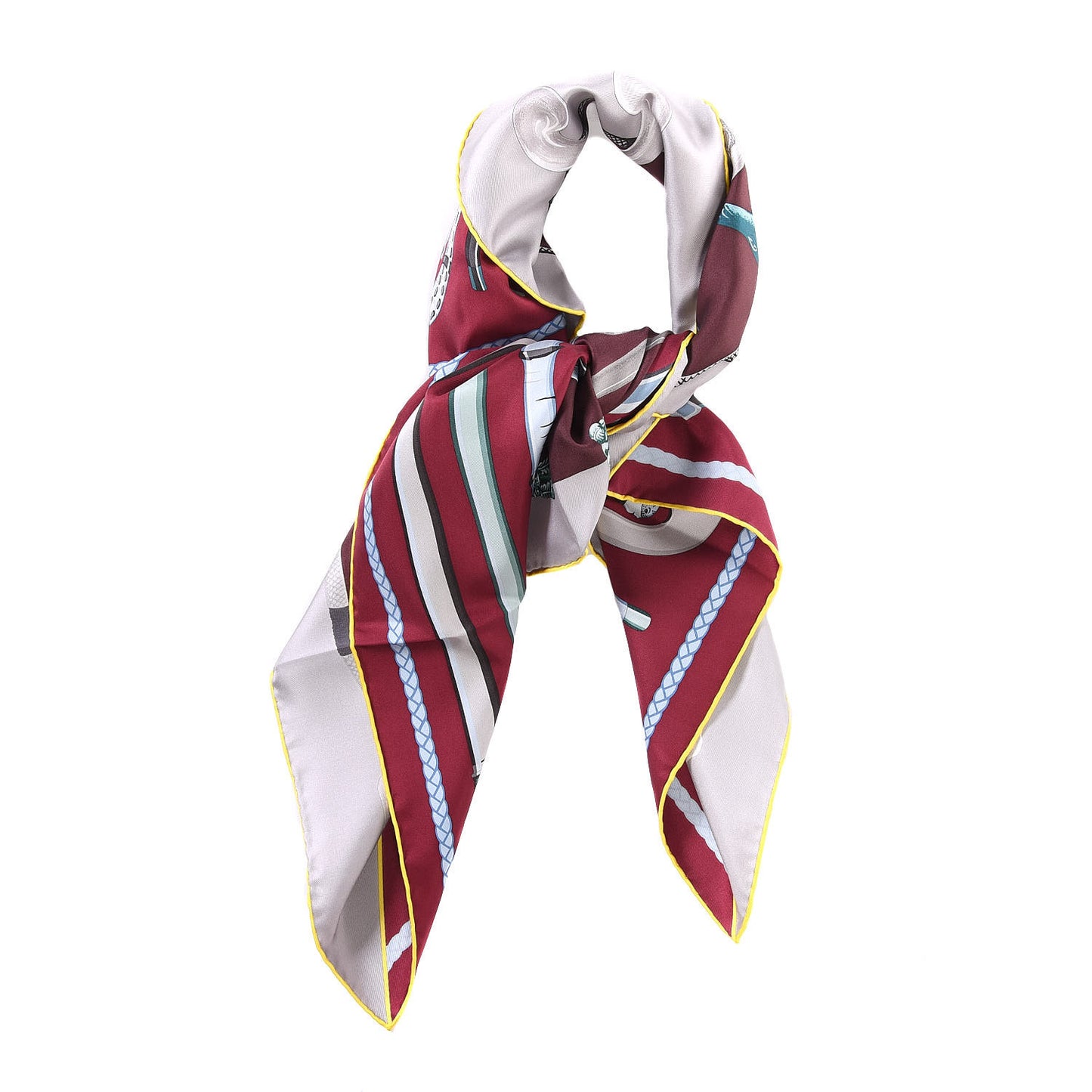 Silk Cannes Et Cannes Scarf 90