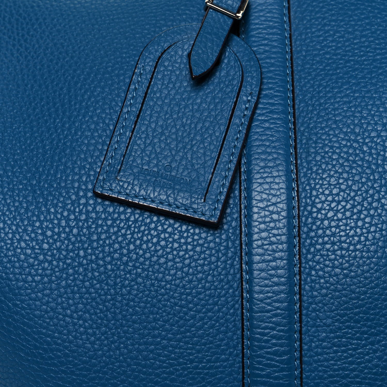 Louis Vuitton Taurillon Keepall Bandouliere 45 Bleu Canard 9 of 21