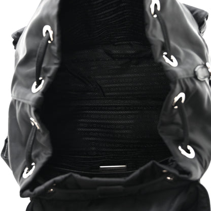 Prada Re-Nylon Vela Saffiano Medium Backpack Black 5 of 11