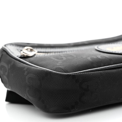 Gucci Econyl Nylon Monogram Off The Grid Belt Bag Black 11 of 12