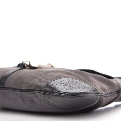 Gucci Calfskin Bamboo Handle Jackie O Hobo Black 7 of 10