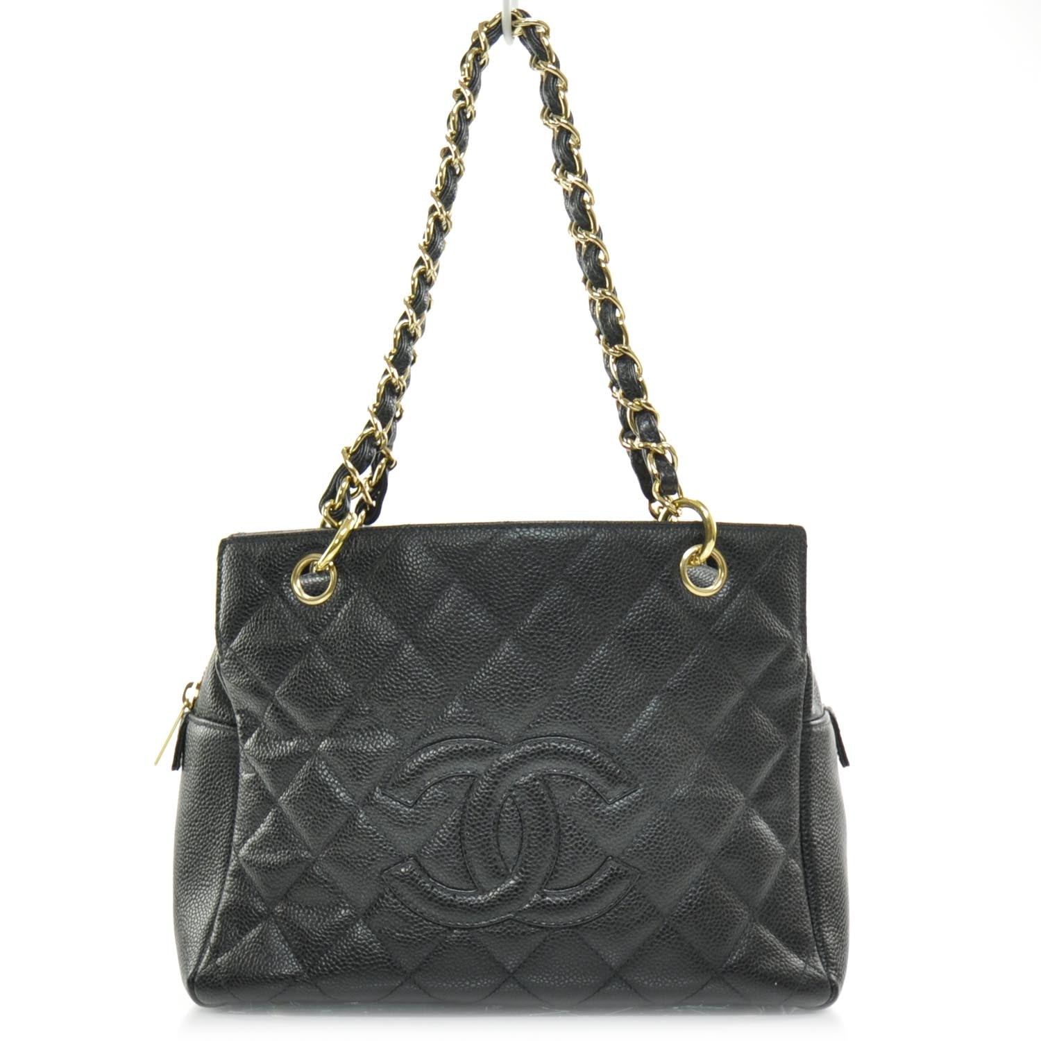 Chanel Caviar Quilted Petit Timeless Tote PTT Black 1 of 12