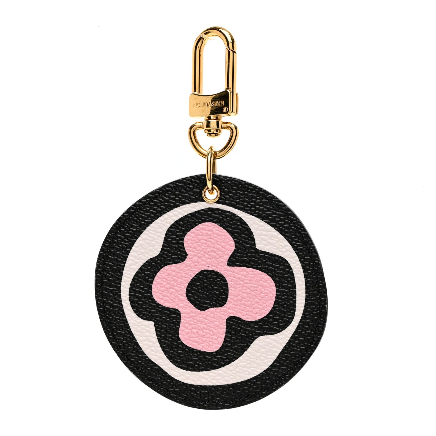 Louis Vuitton Monogram Wild At Heart Illustre Bag Charm Key Ring Black 1 of 3