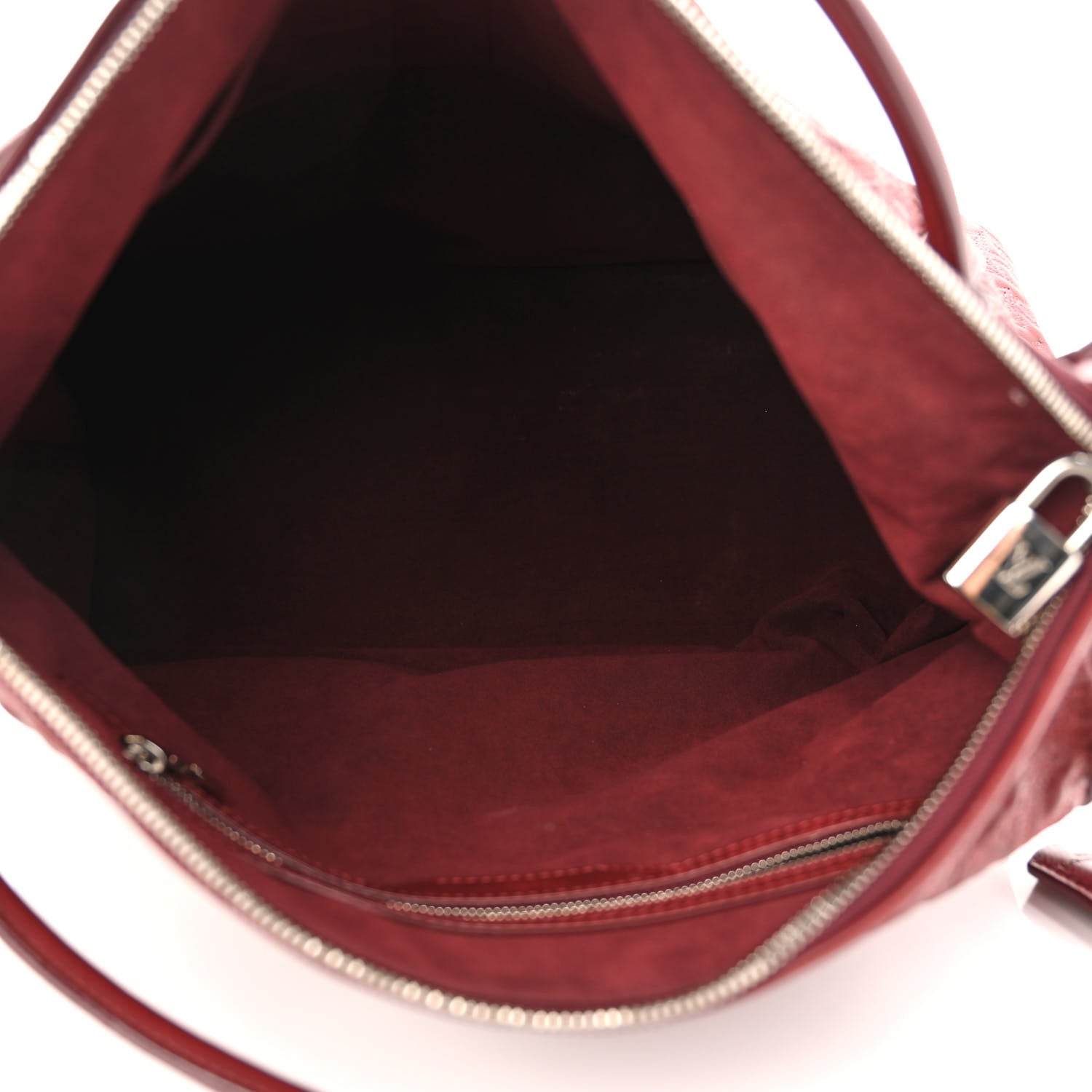 Louis Vuitton Monogram Lambskin Antheia Ixia MM Fuchsia 5 of 9