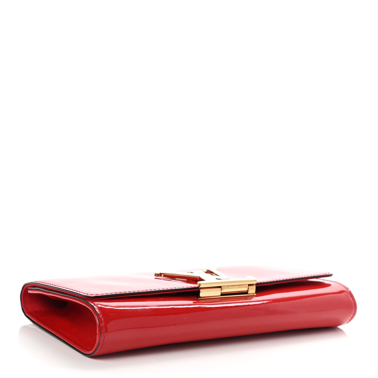 Louis Vuitton Patent Louise Clutch Cherry 4 of 9