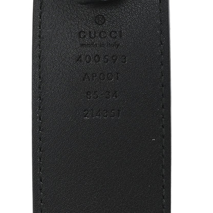 Gucci Calfskin Double G 40mm Belt 85 34 Black 3 of 5