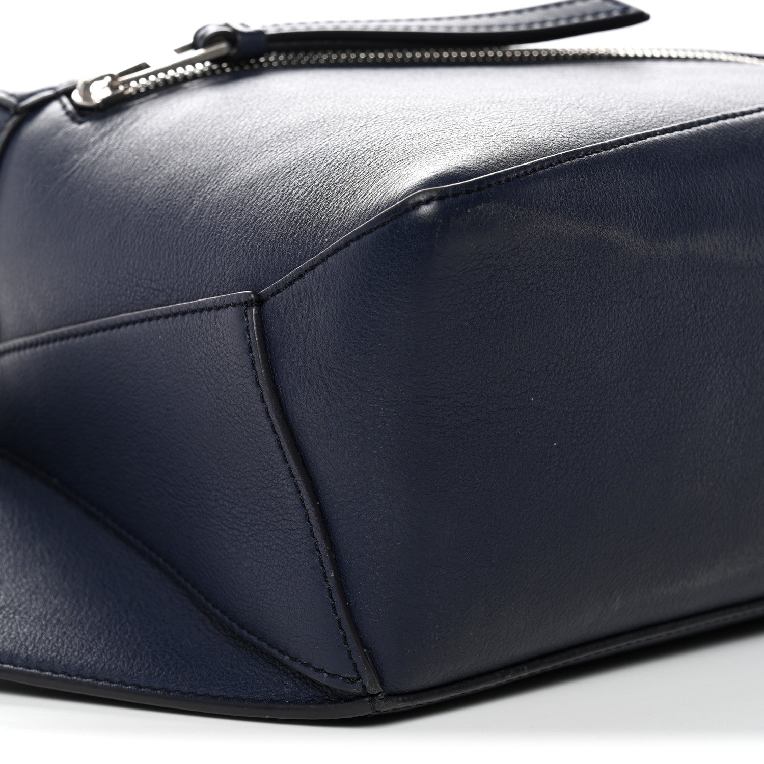 Loewe Calfskin Small Puzzle Edge Bumbag Navy Blue 9 of 12