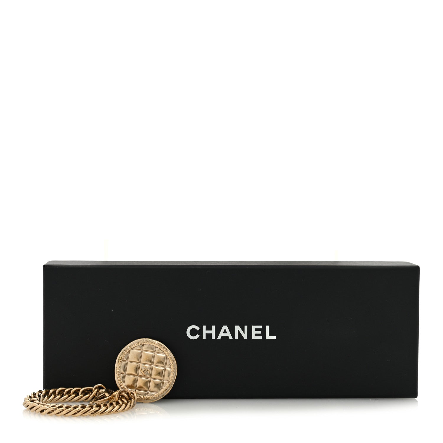 Chanel Quilted CC Medallion Bracelet Gold 5 of 5