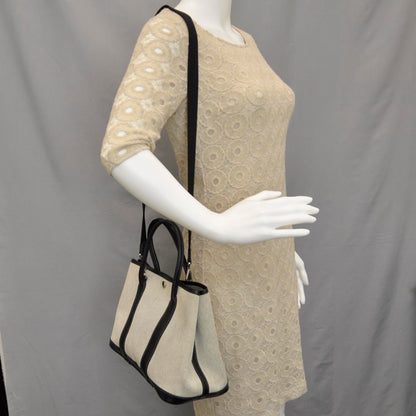 Hermes Toile Leather Garden Party PM 2 of 10