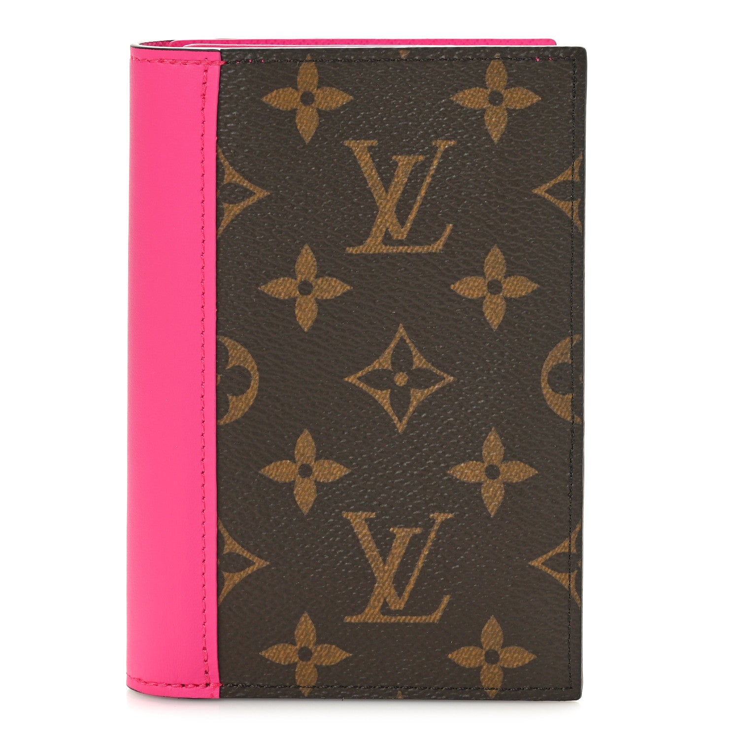Louis Vuitton Monogram Macassar Passport Cover Fuchsia 1 of 8