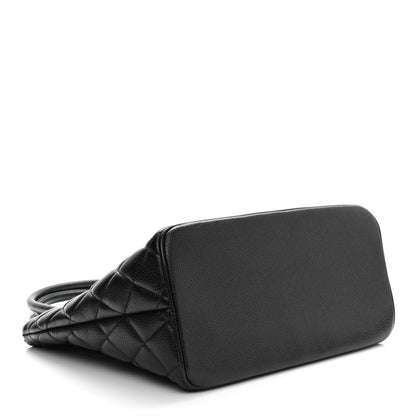 Chanel Caviar Quilted Medallion Tote Black 4 of 10