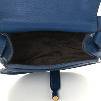 Chloe Calfskin Mini Marcie Round Crossbody Bag Royal Navy 7 of 11
