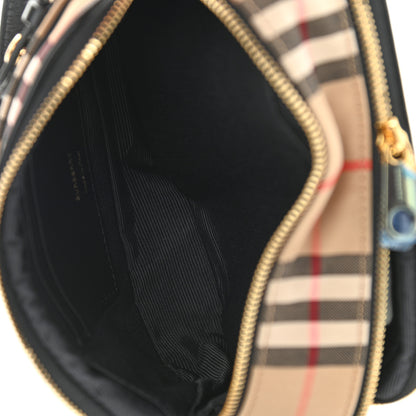 Burberry Calfskin Vintage Check Micro Camera Bag Archive Beige 5 of 11