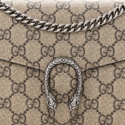 Gucci GG Supreme Monogram Mini Dionysus Chain Wallet Beige Taupe 8 of 12
