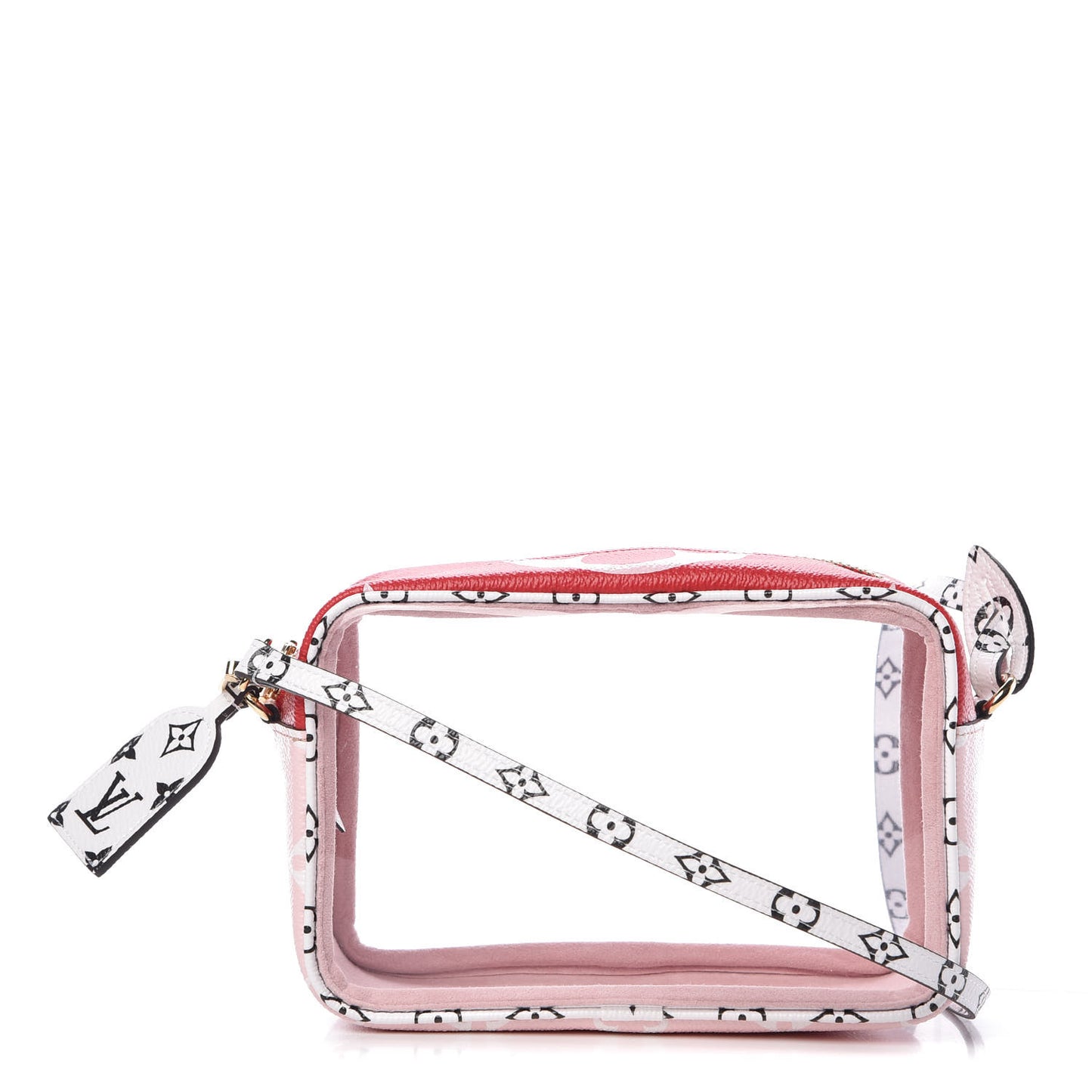 Monogram Giant Beach Pouch Rouge