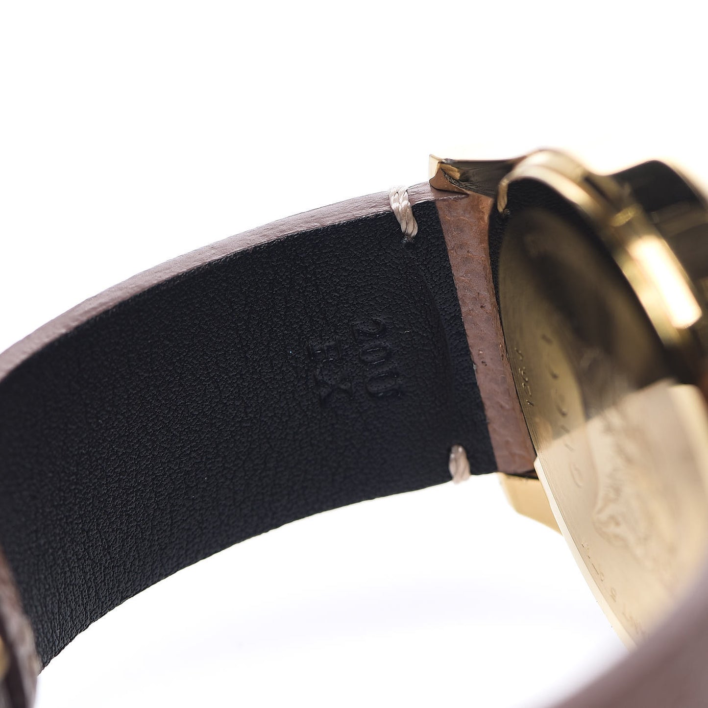 Stainless Steel Calfskin 38mm G-Timeless Moth Quartz Watch Brown
