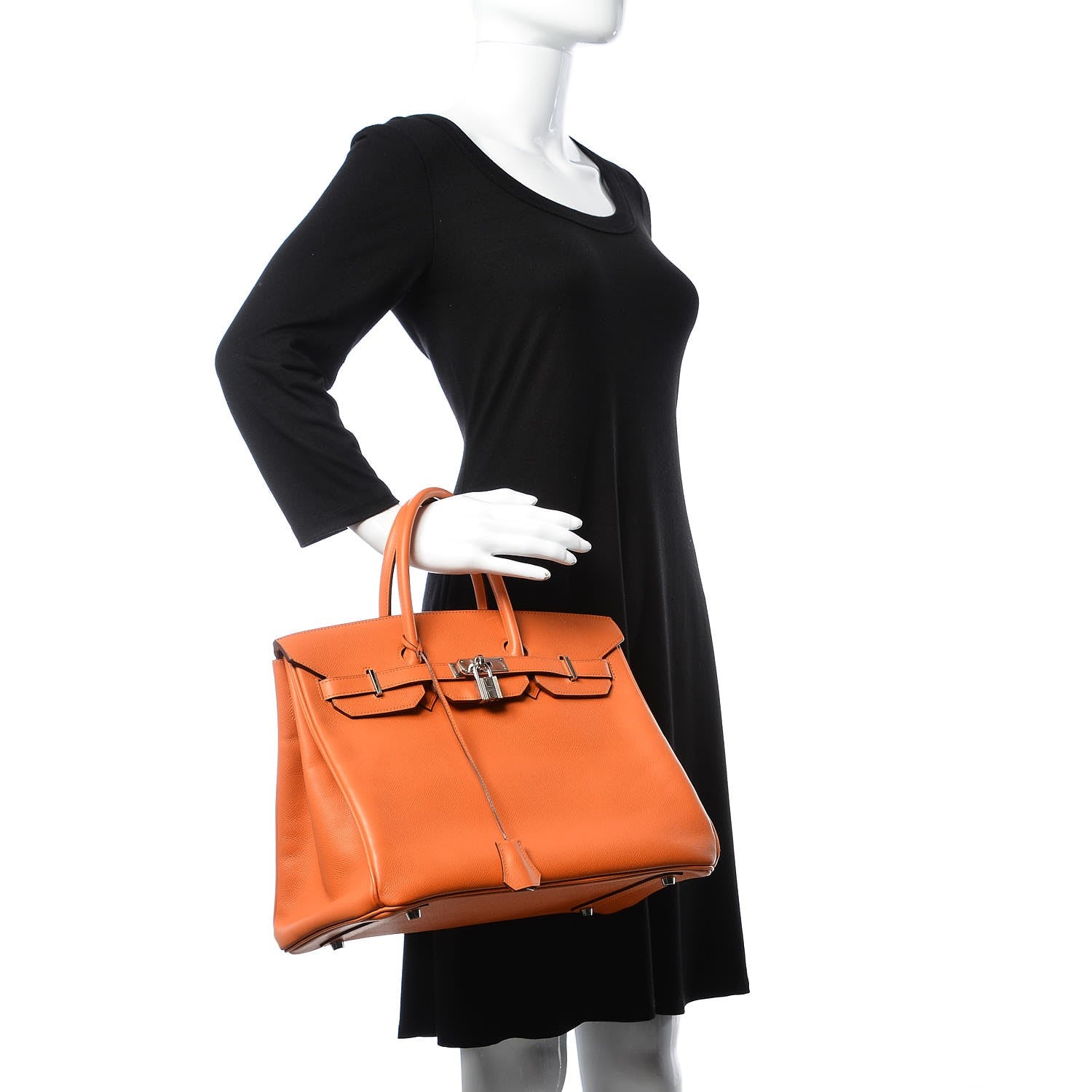 Hermes Epsom Birkin 35 Orange 2 of 41