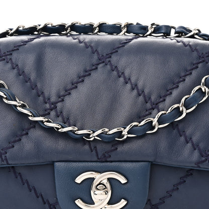 Chanel Lambskin Ultimate Stitch Flap Blue 8 of 14