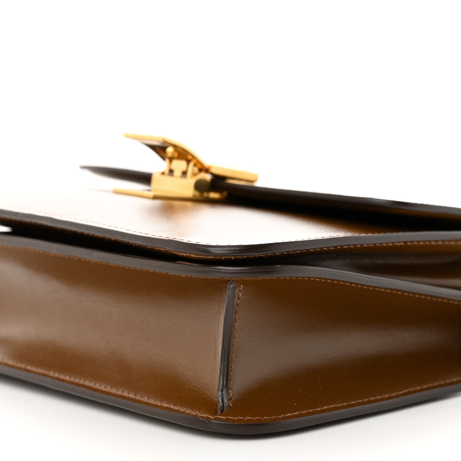 Celine Box Calfskin Teen Classic Box Flap Bag Camel 10 of 11