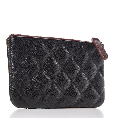 Chanel Caviar Quilted Small Cosmetic Case Black 3 of 8