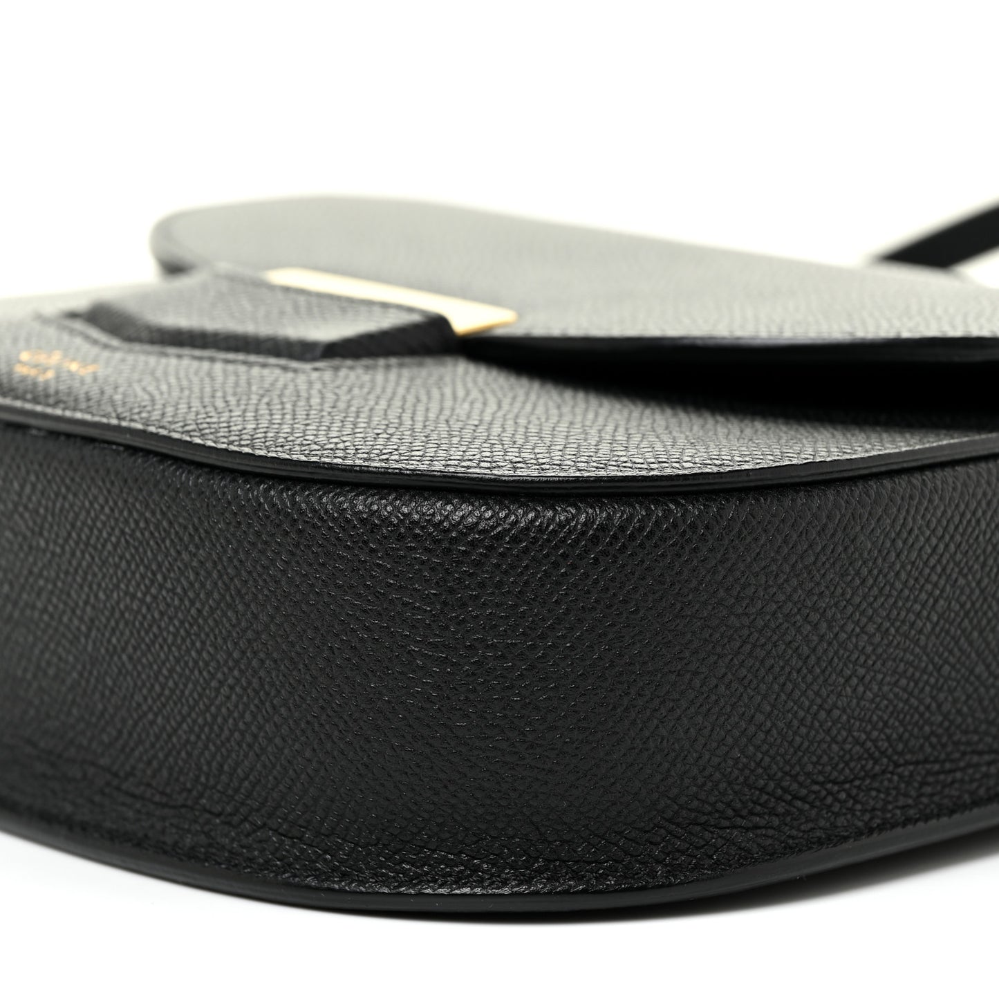 Grained Calfskin Small Trotteur Black