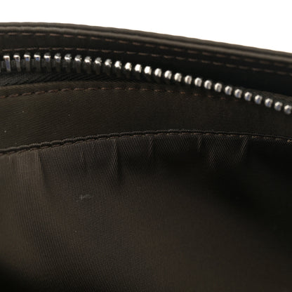 Fendi Nylon Vitello Cover Logo Embossed Medium Peekaboo I SEE U Satchel Ebano Sunflower 10 of 14