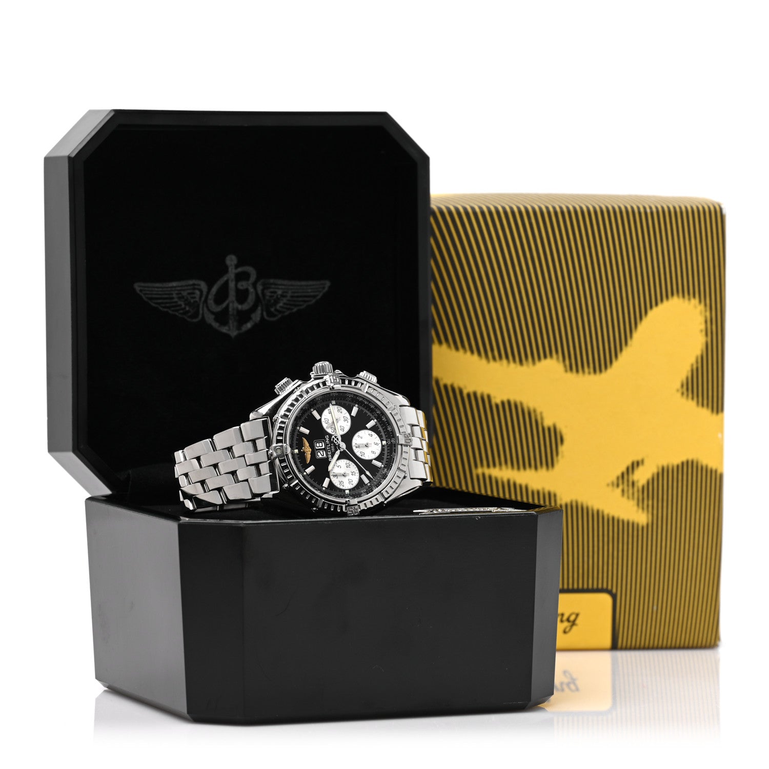 Breitling Stainless Steel 44mm Crosswind Automatic Watch Black A44355 5 of 5