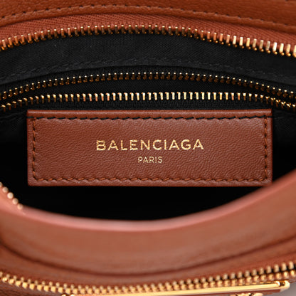 Balenciaga Agneau Classic Gold Hardware Mini City Marron Cognac 5 of 8