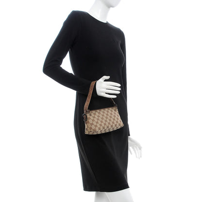 Gucci Monogram Small Pochette Brown 2 of 14