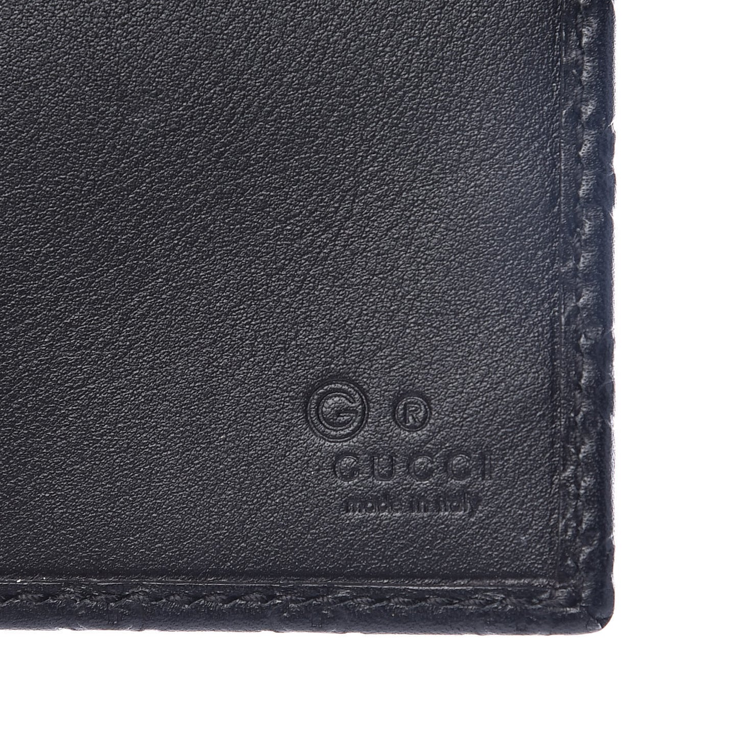 Soft Microguccissima Continental Wallet Black