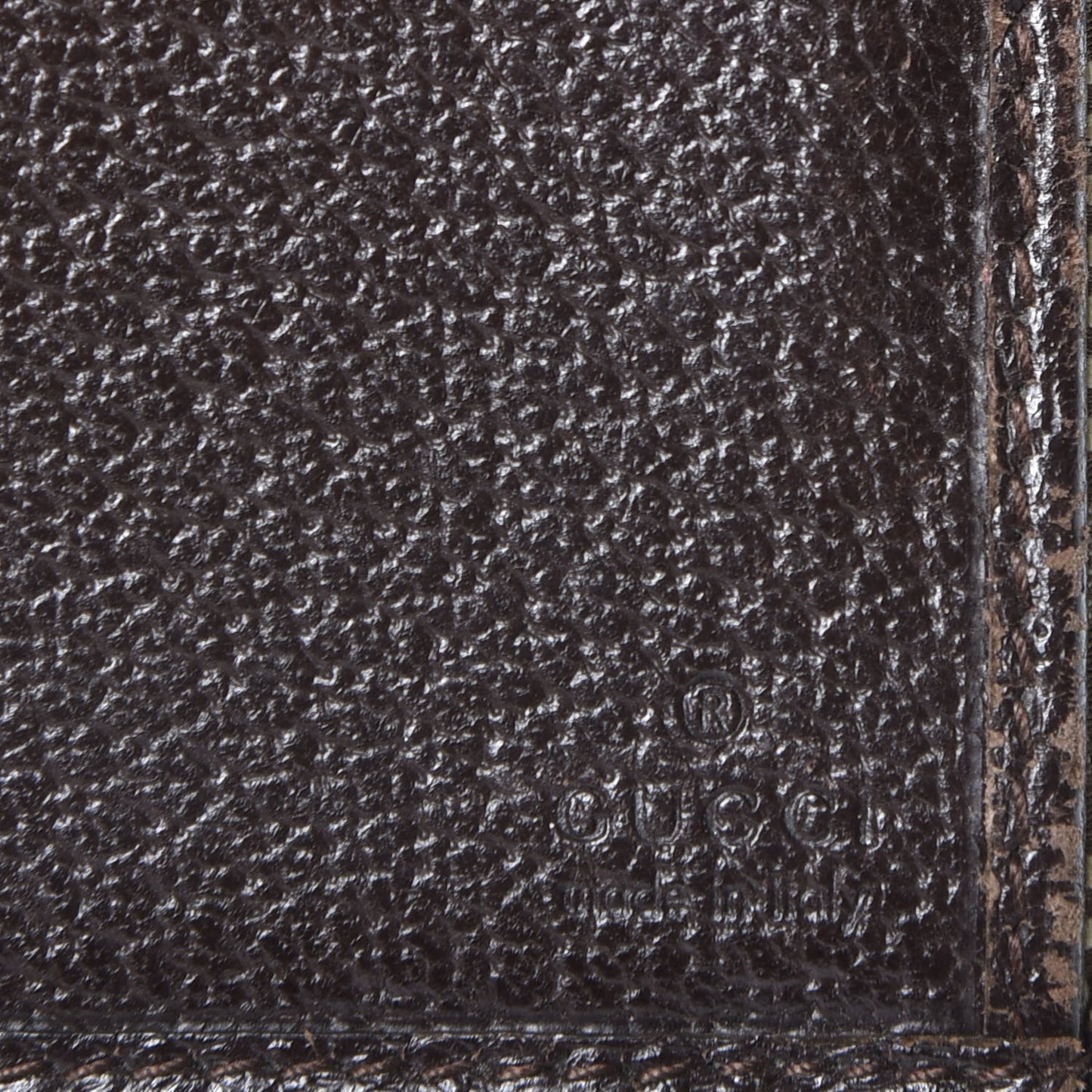 Monogram Metal Bar Continental Flap Wallet Beige Ebony Dark Brown