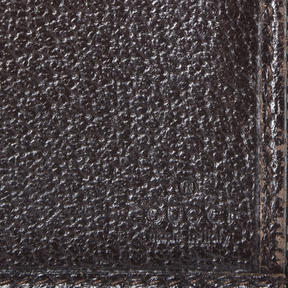 Gucci Monogram Metal Bar Continental Flap Wallet Beige Ebony Dark Brown 12 of 12