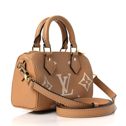 Louis Vuitton Empreinte Monogram Giant Nano Speedy Arizona Creme 3 of 6