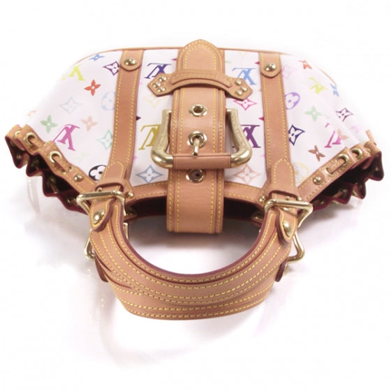 Monogram Multicolor Theda GM White