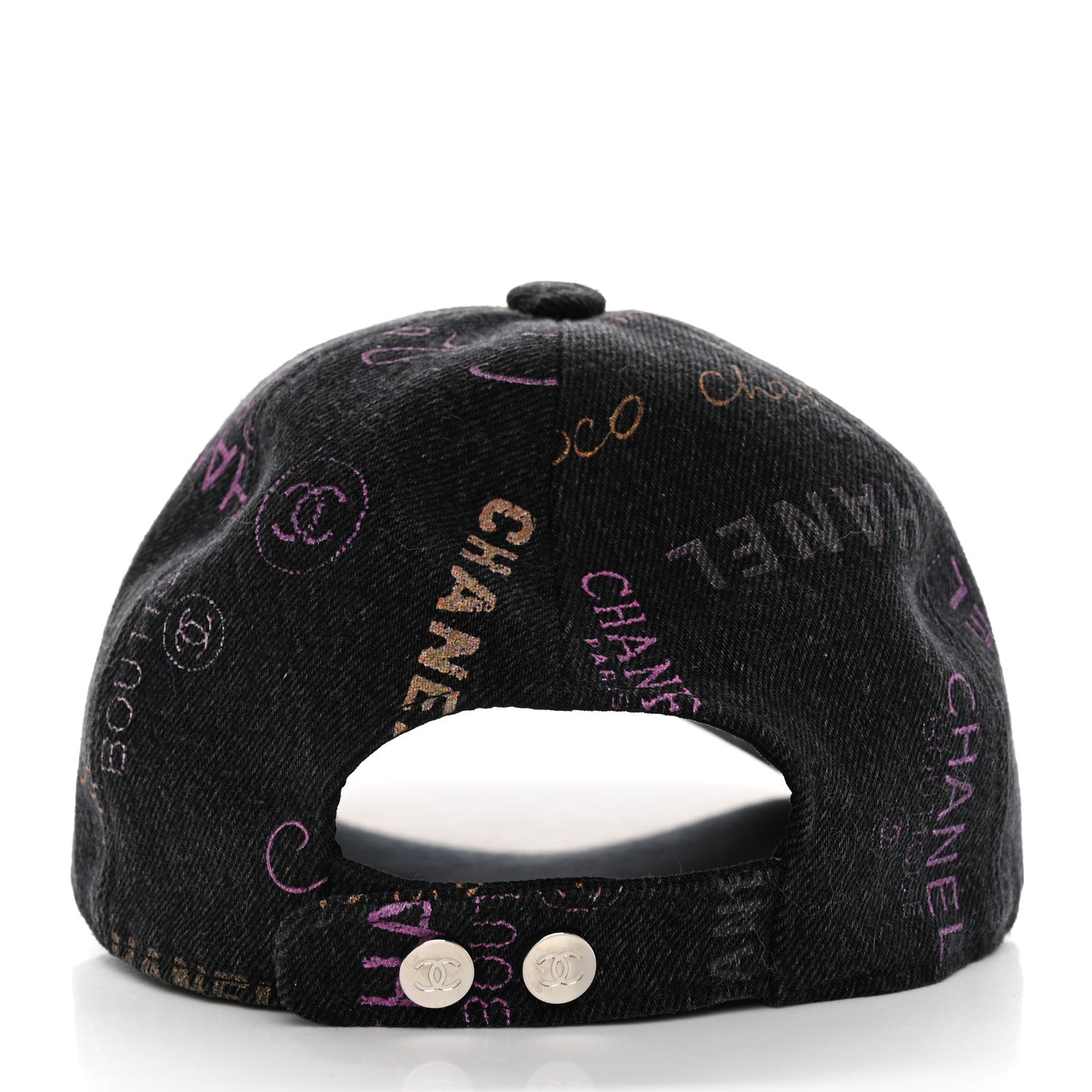 Chanel Denim Mood Cap Hat Black 5 of 9