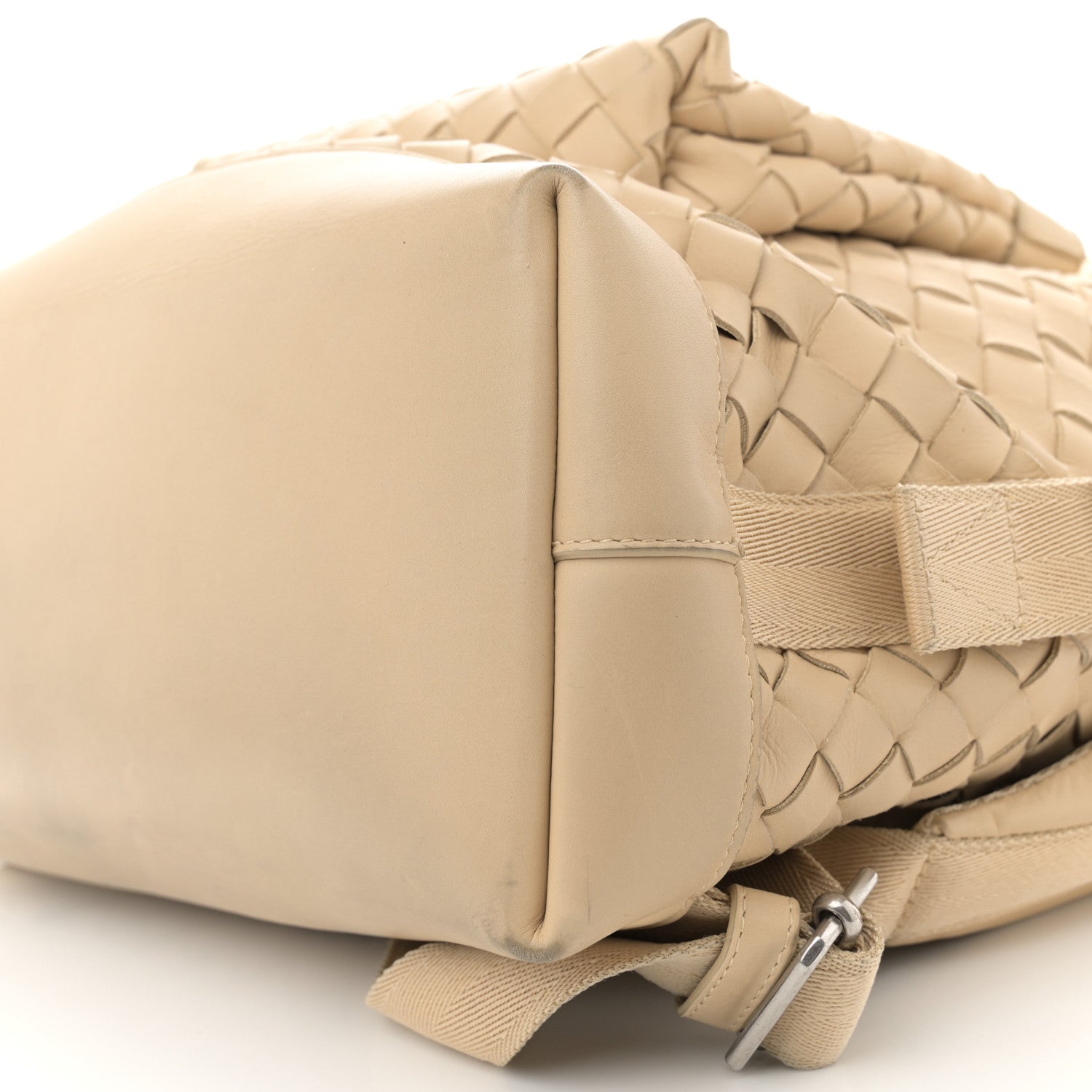 Bottega Veneta Calfskin Intrecciato Hydrology Backpack Porridge 10 of 13