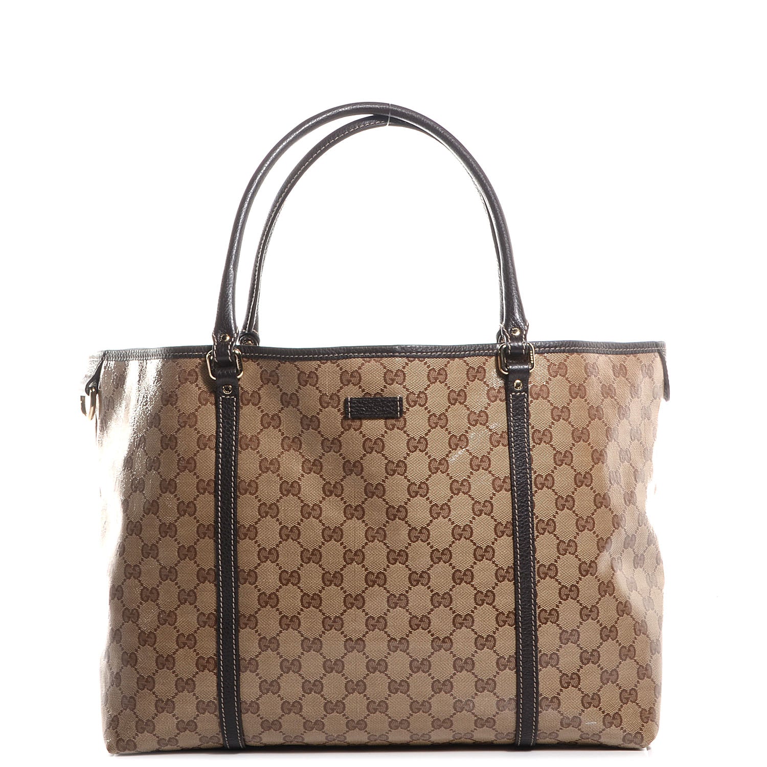 Gucci Crystal Monogram Large Joy Tote Beige Ebony Testa di Moro 1 of 7