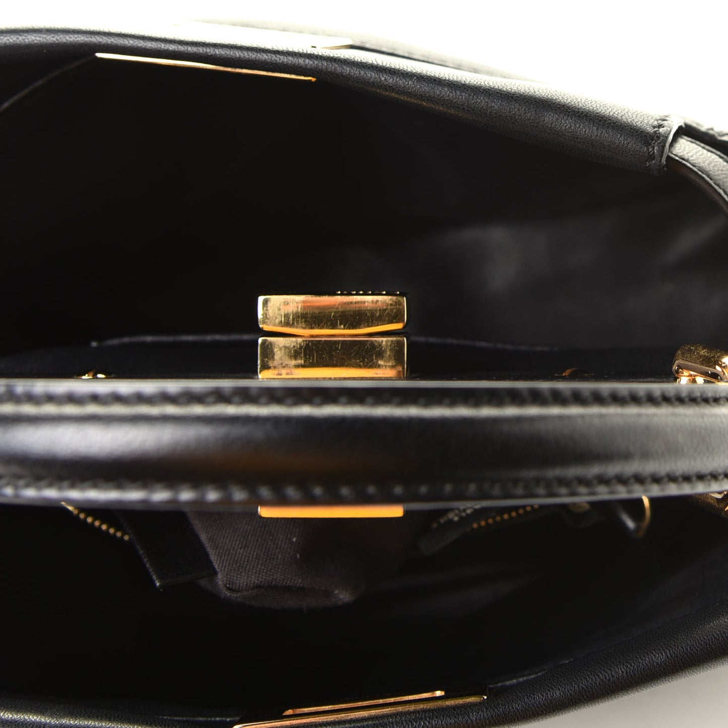 Nappa Mini Peekaboo Iconic Satchel Black