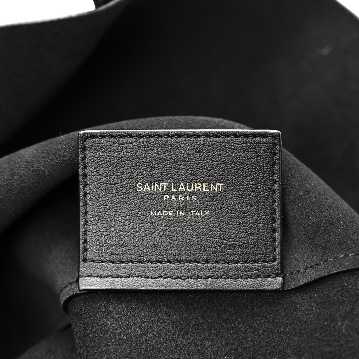 Saint Laurent Calfskin Large Shopping Tote Black 7 of 11