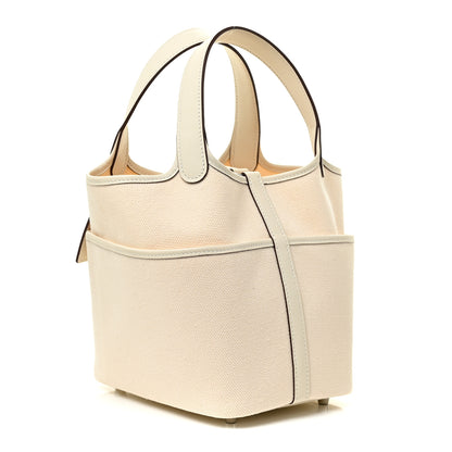 Hermes Toile Goeland Swift Cargo Picotin Lock 18 Nata 3 of 11